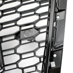 16-19 Audi A4 S4 Front Grille Black RS4 Honeycomb Mesh Hex Style Replacement