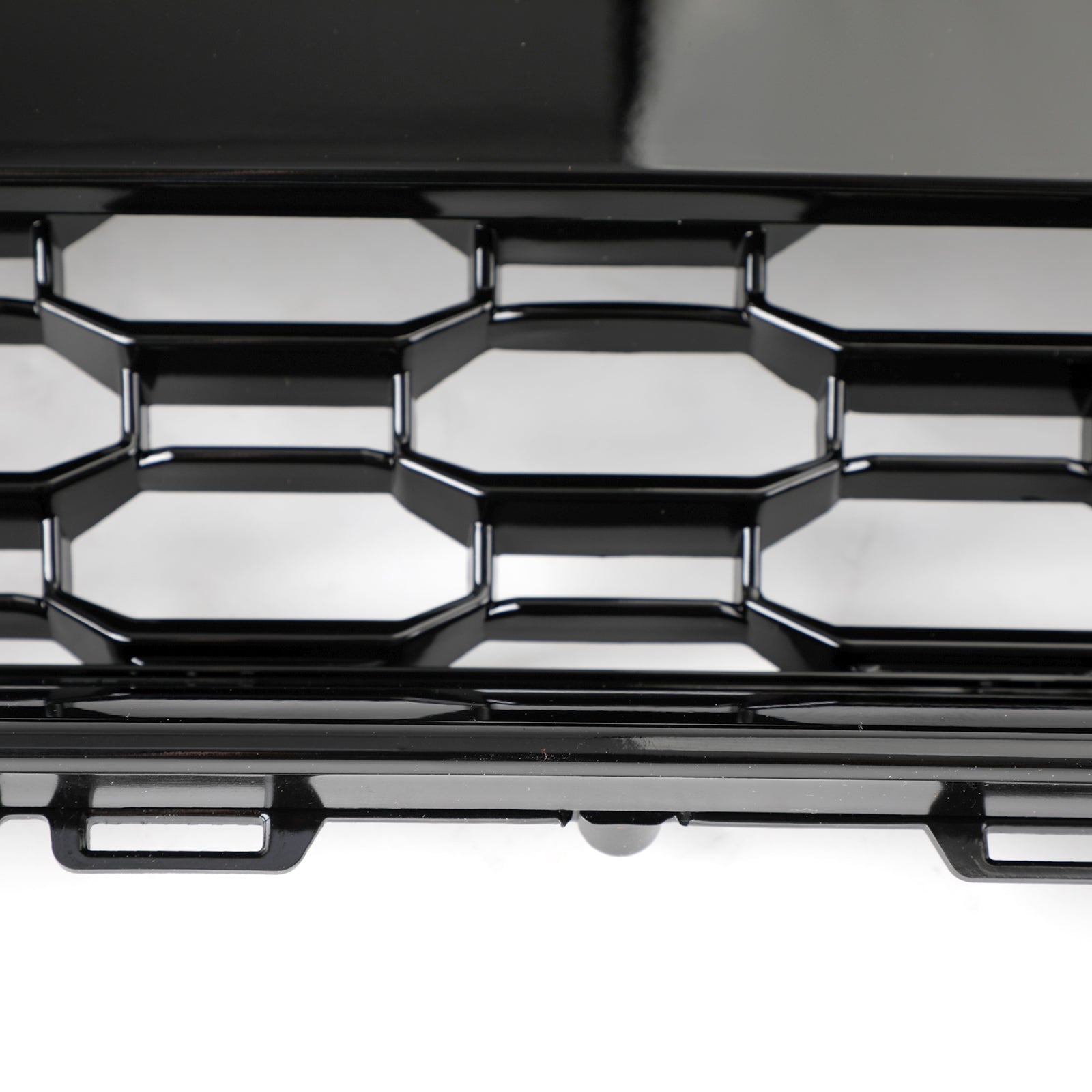 16-19 Audi A4 S4 Front Grille Black RS4 Honeycomb Mesh Hex Style Replacement