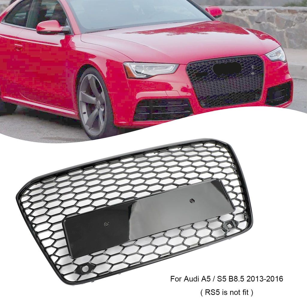 2013-2016 Audi A5 S5 B8.5 RS5 Style Honeycomb Mesh Front Bumper Replacement Grill
