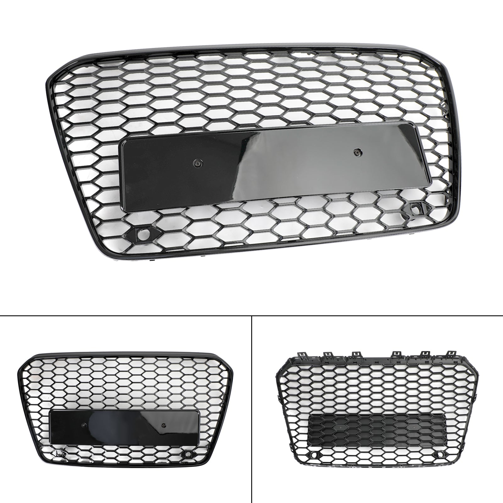 Audi A5 S5 B8.5 13-16 RS5 Style Honeycomb Front Bumper Grill Replacement