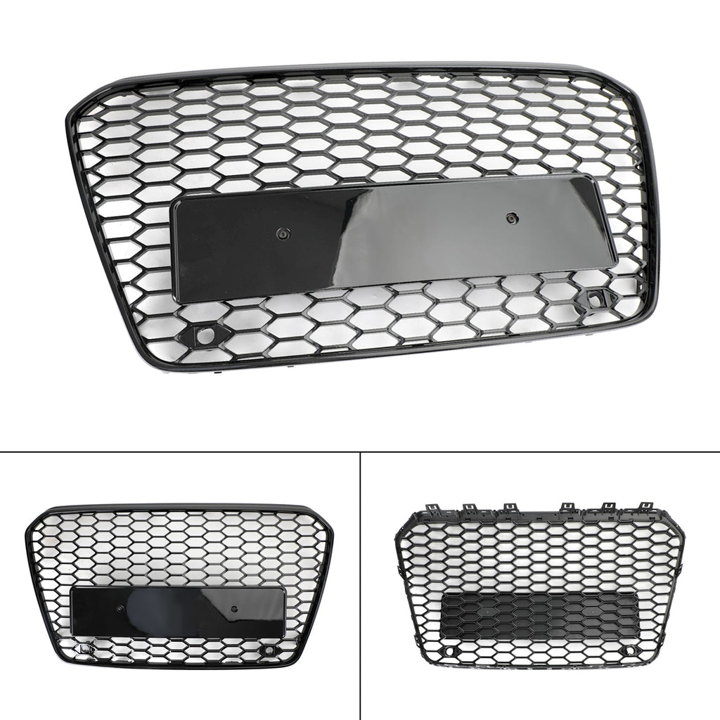 2013-2016 Audi A5 S5 B8.5 RS5 Style Honeycomb Mesh Front Bumper Replacement Grill