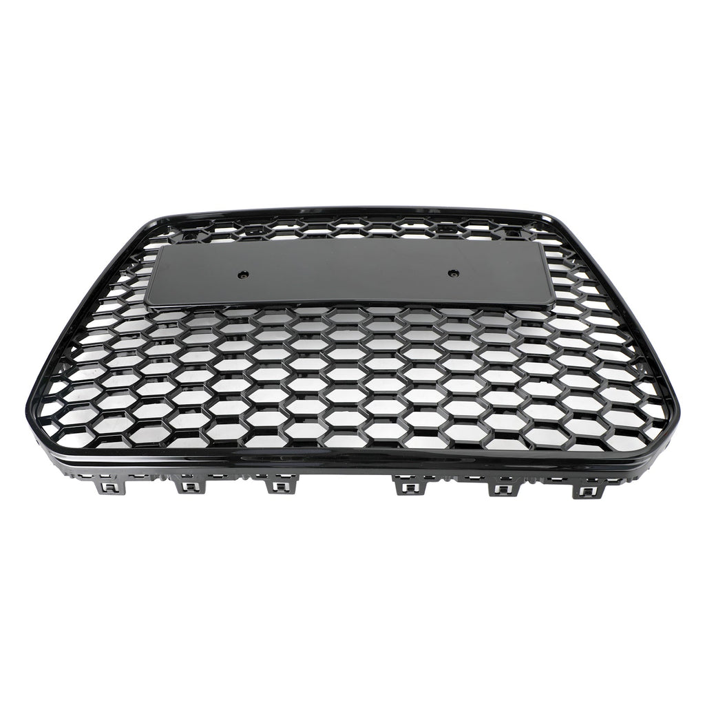13-16 Audi A5 S5 B8.5 Grill Replacement RS5 Style Honeycomb Hex Mesh Front Bumper Grill Generic