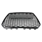 RS5 Honeycomb Hex Mesh Front Grille for 13-16 Audi A5 S5 B8.5 Bumper