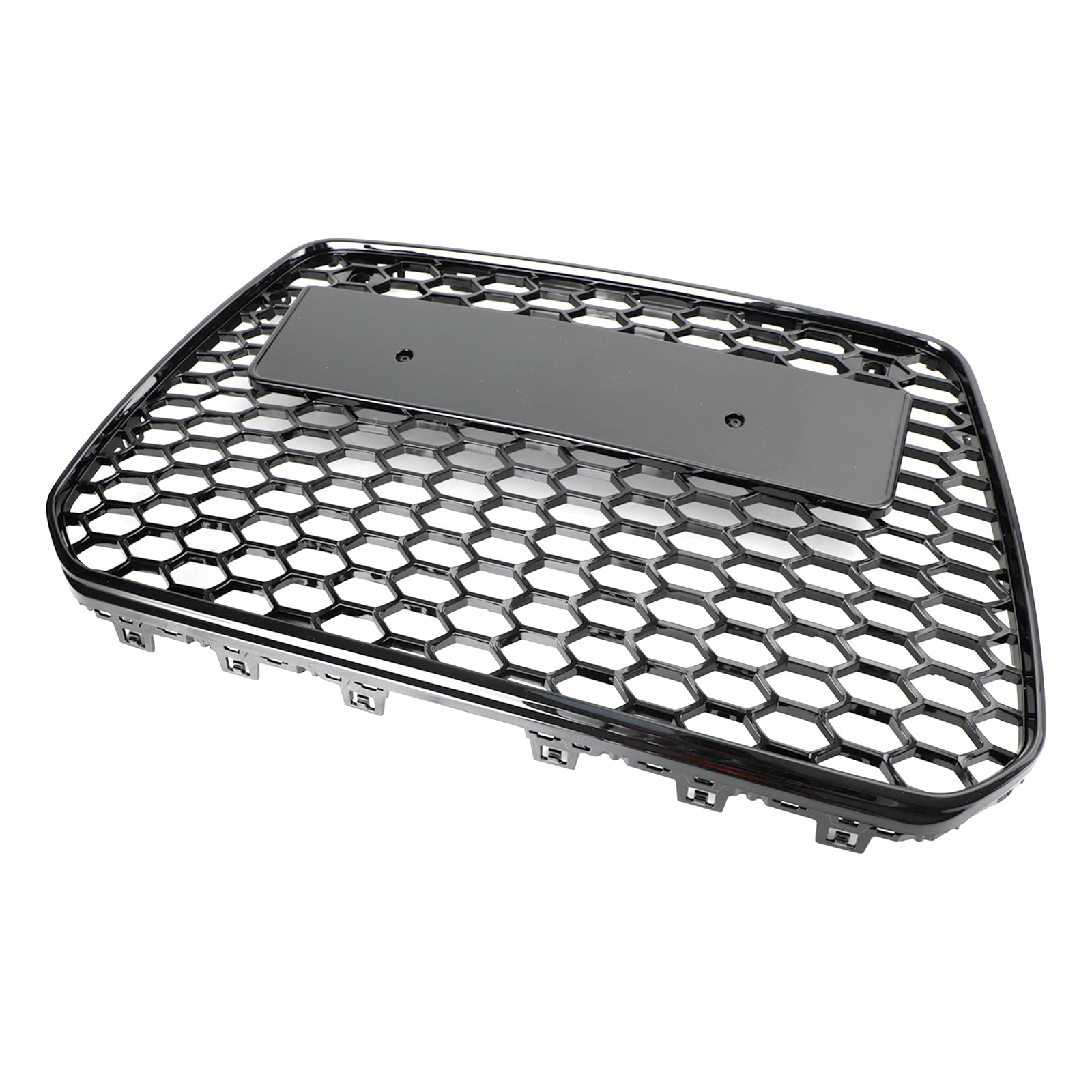13-16 Audi A5 S5 B8.5 Grill Replacement RS5 Style Honeycomb Hex Mesh Front Bumper Grill Generic