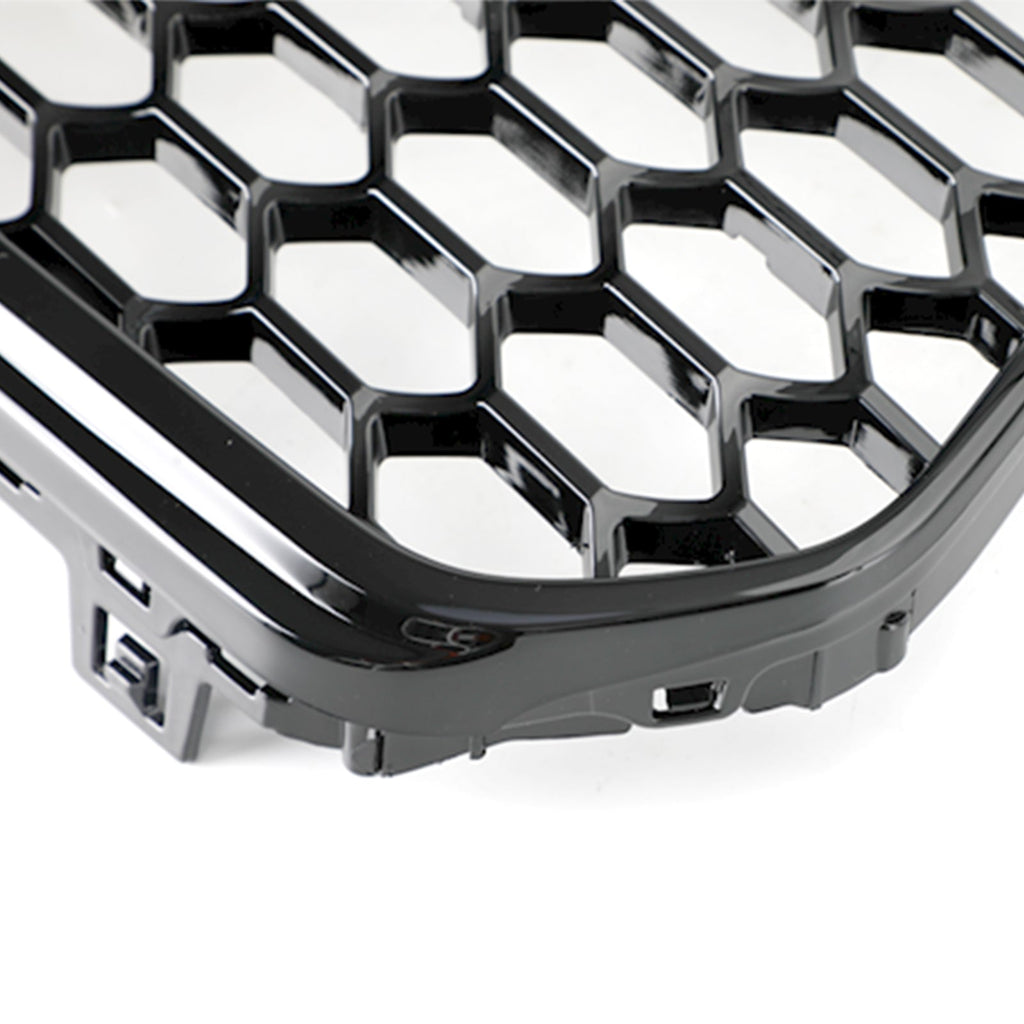 13-16 Audi A5 S5 B8.5 Grill Replacement RS5 Style Honeycomb Hex Mesh Front Bumper Grill Generic