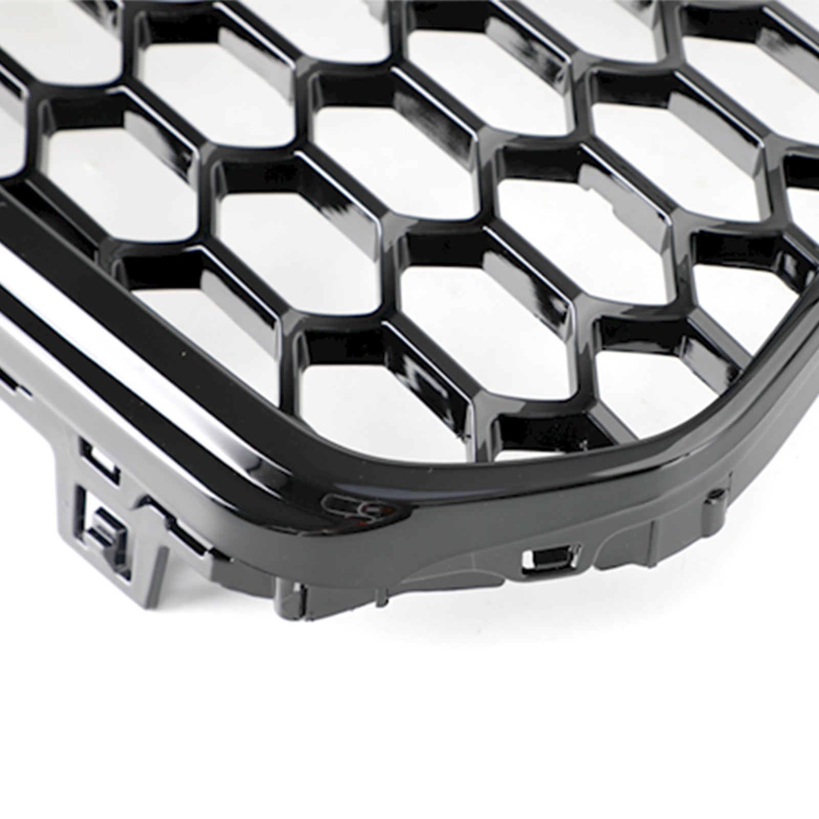 13-16 Audi A5 S5 B8.5 Grill Replacement RS5 Style Honeycomb Hex Mesh Front Bumper Grill Generic