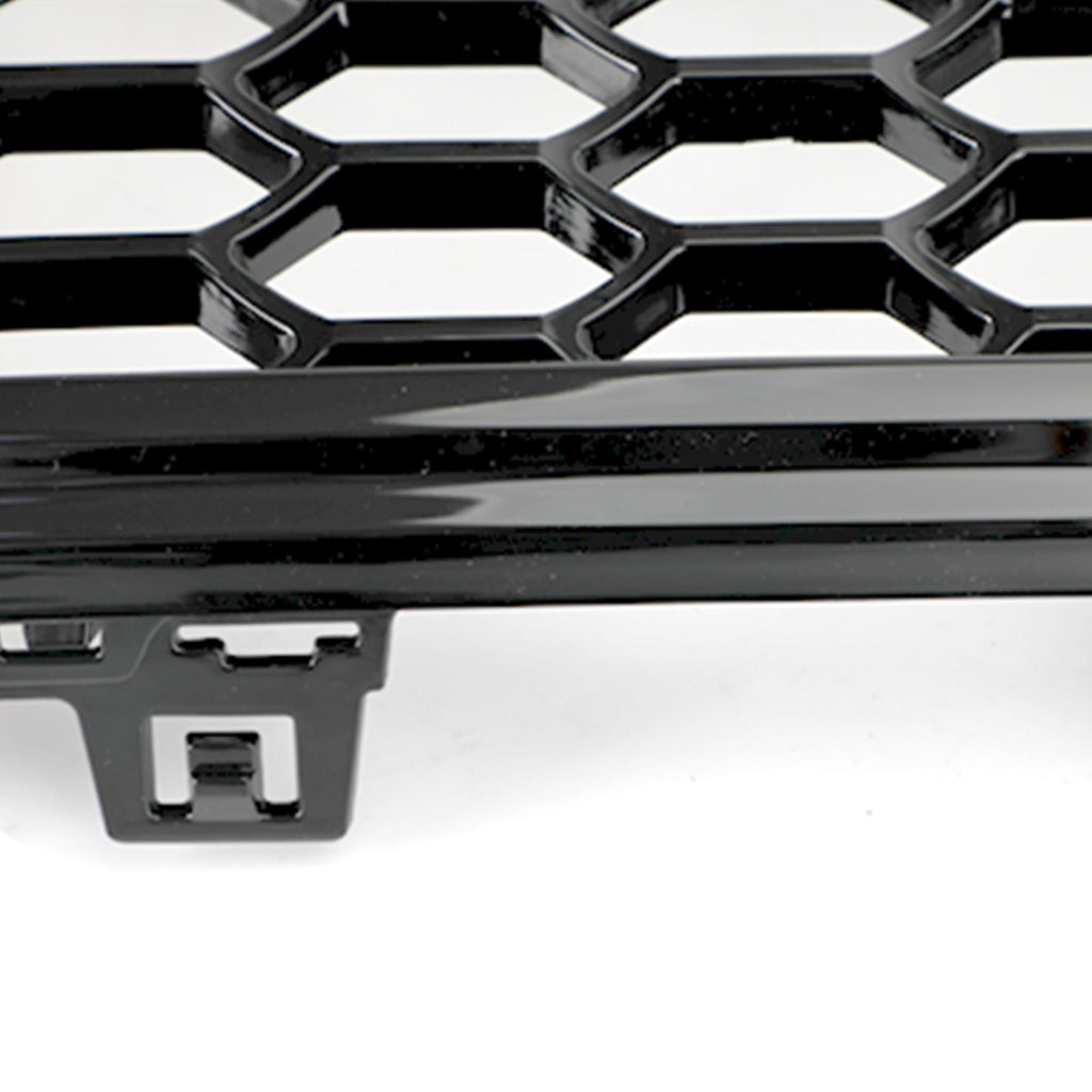 13-16 Audi A5 S5 B8.5 Grill Replacement RS5 Style Honeycomb Hex Mesh Front Bumper Grill Generic