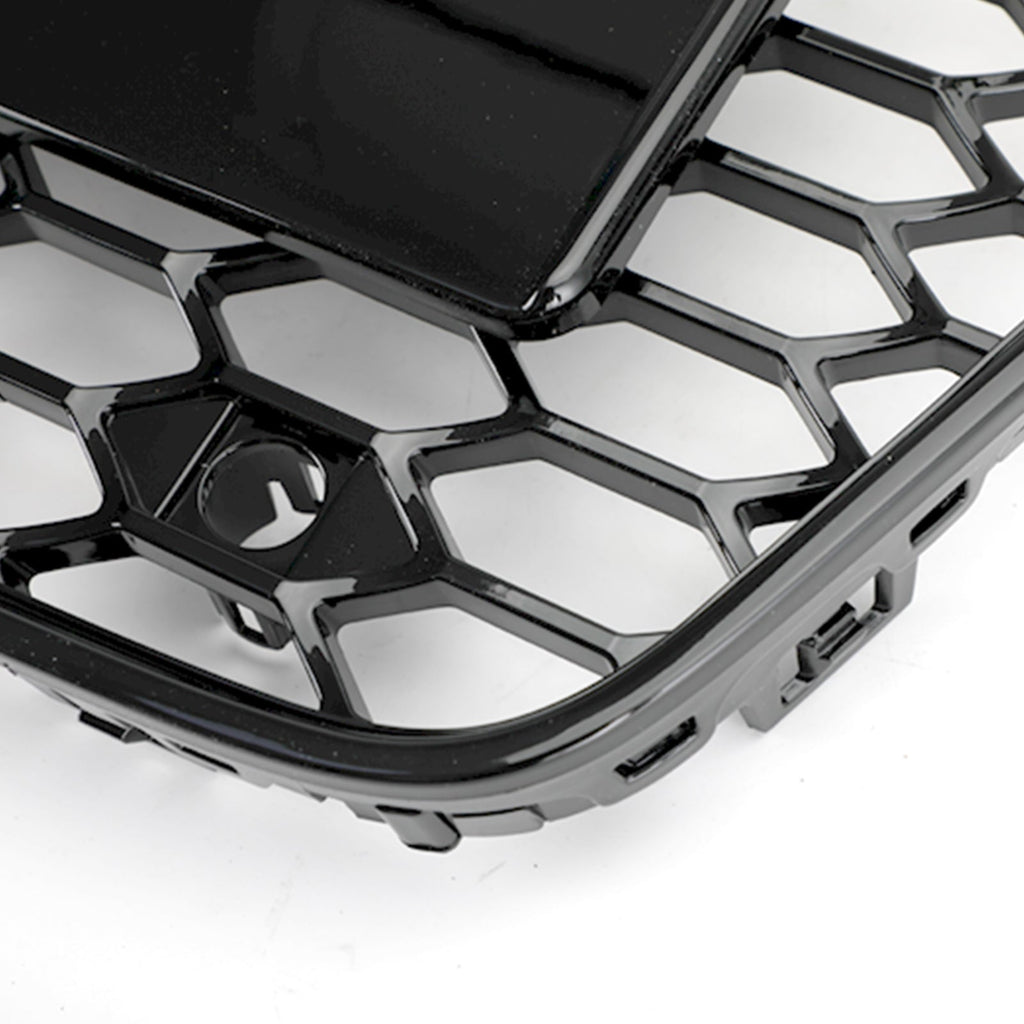 13-16 Audi A5 S5 B8.5 Grill Replacement RS5 Style Honeycomb Hex Mesh Front Bumper Grill Generic