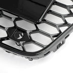 13-16 Audi A5 S5 B8.5 Grill Replacement RS5 Style Honeycomb Hex Mesh Front Bumper Grill Generic