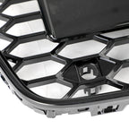 13-16 Audi A5 S5 B8.5 Grill Replacement RS5 Style Honeycomb Hex Mesh Front Bumper Grill Generic