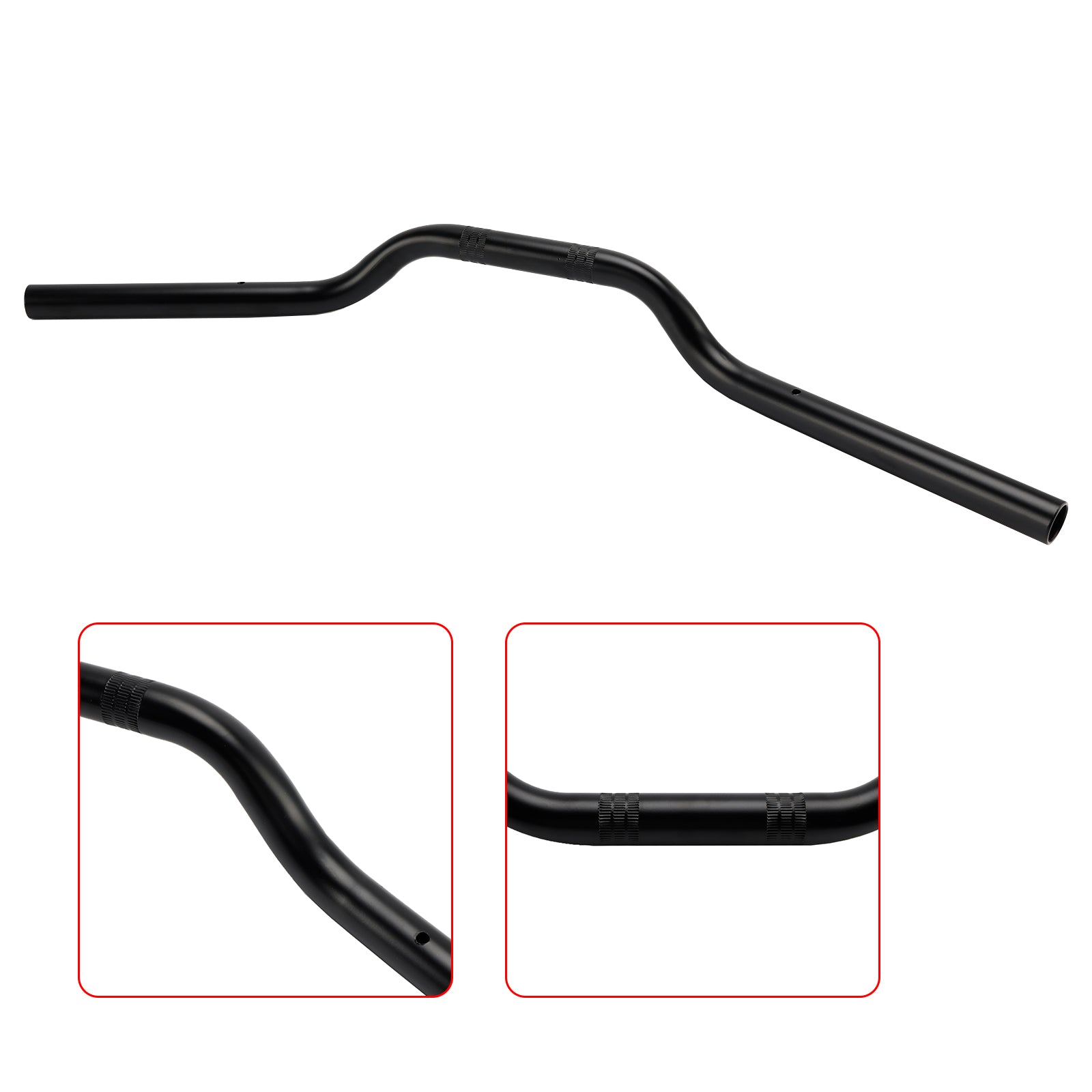 Generic 25mm Tracker Drag Bars Handle Grips for Harley Sportster 883 1200 XL