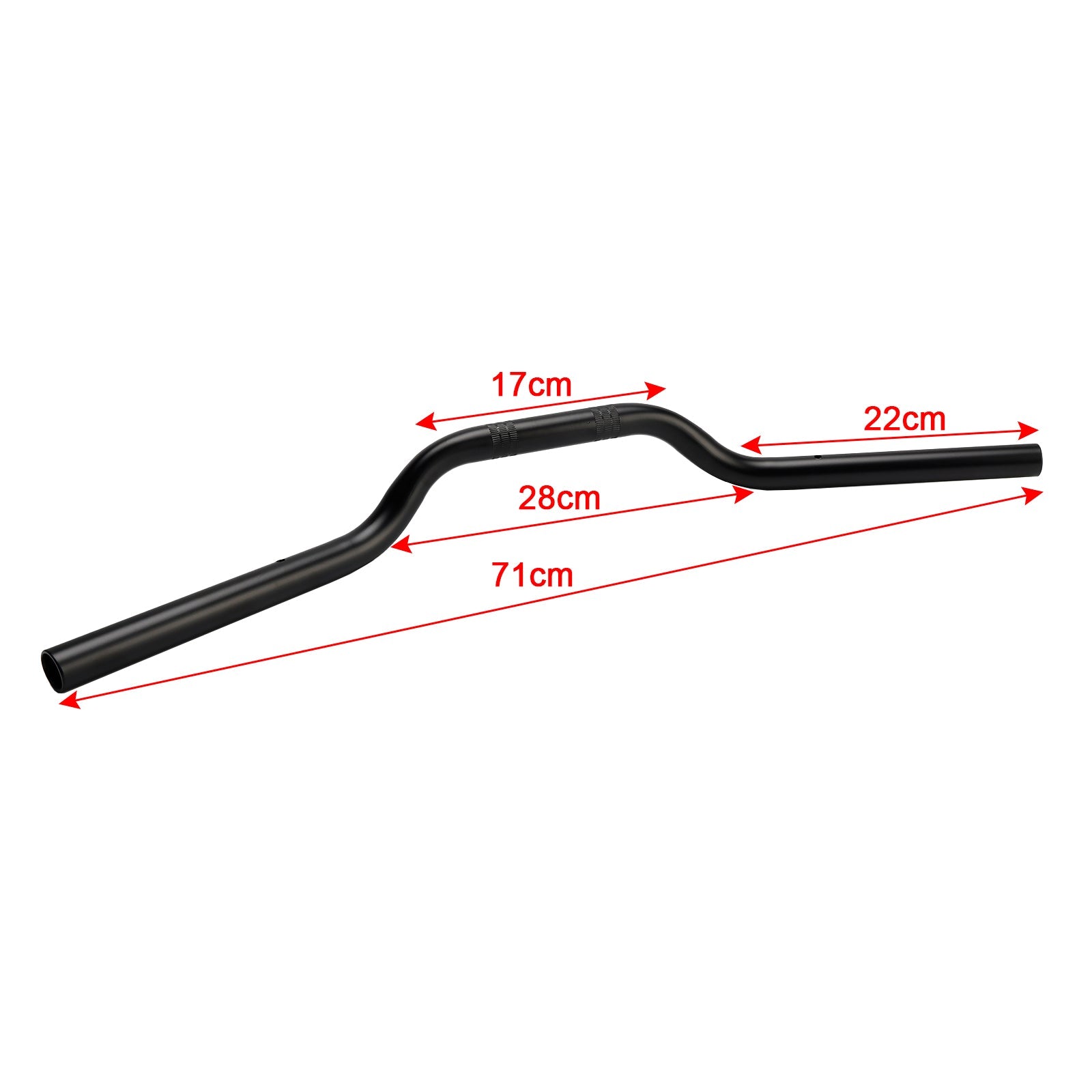Tracker 25mm Drag Bars Handlebars for Harley Sportster XL 883 1200 Models