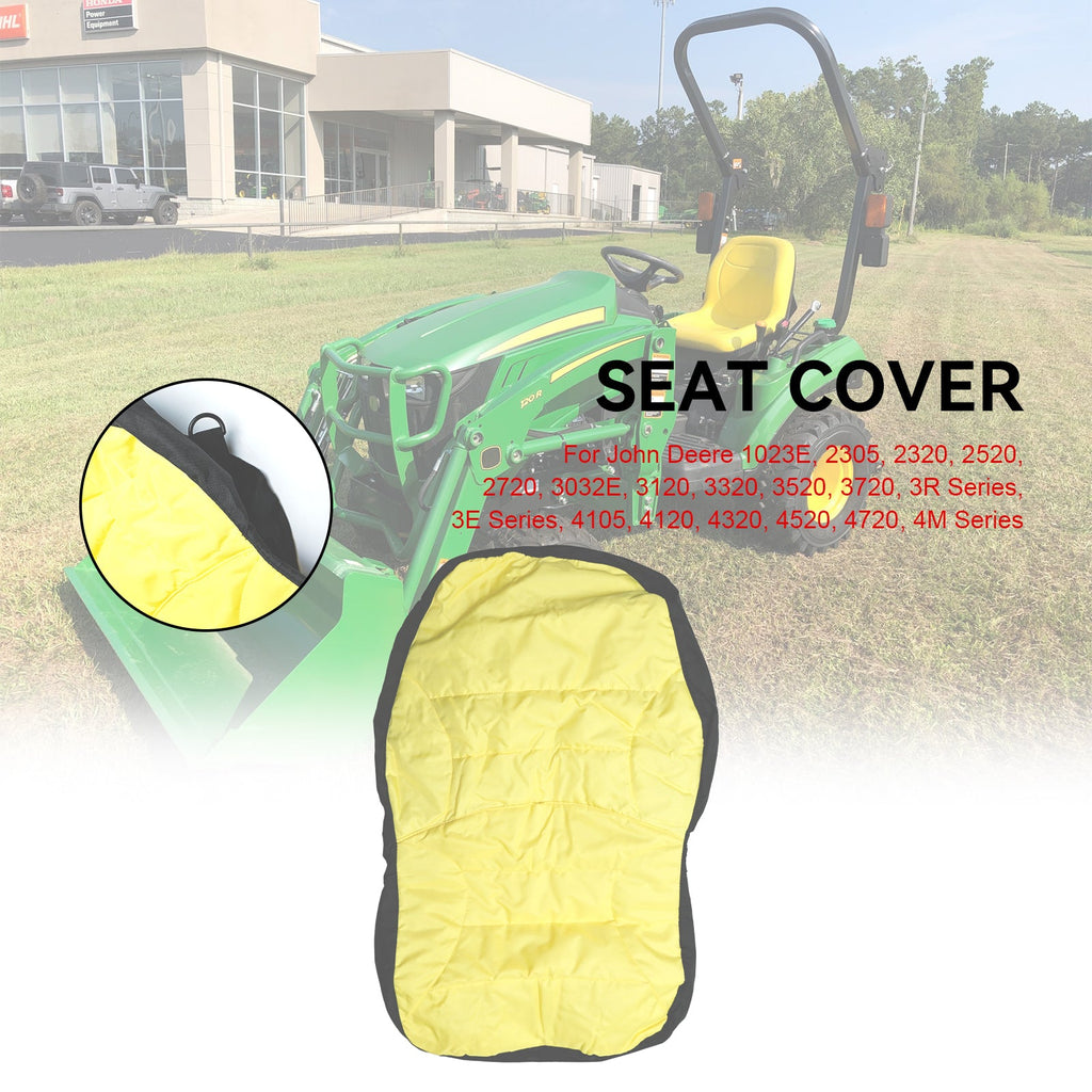 18 Inch John Deere Large Compact Utility Tractor Seat Cover LP95233