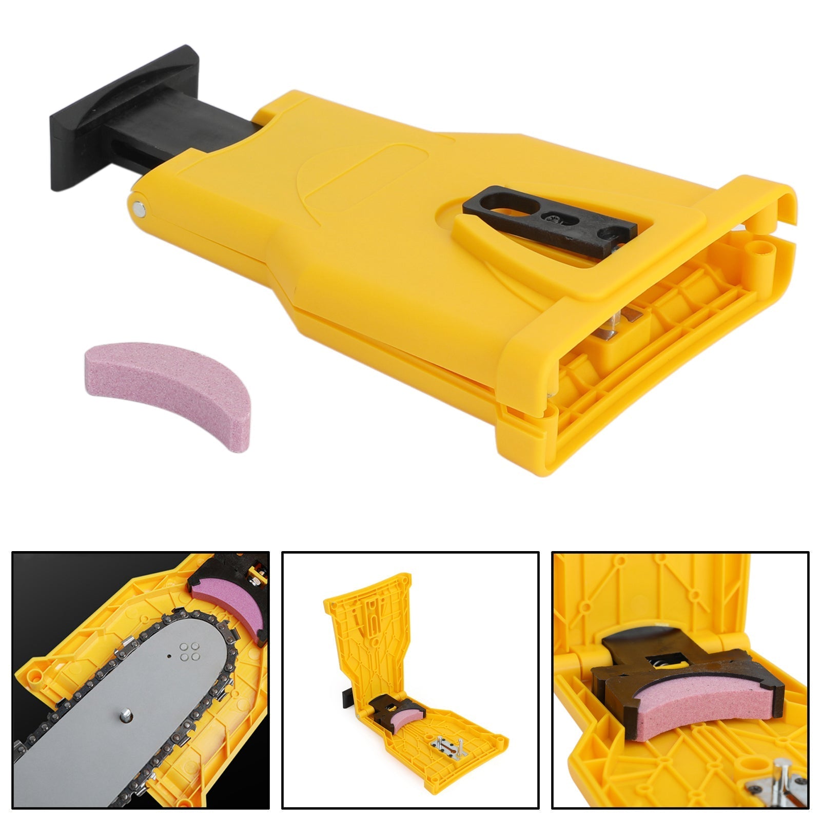 16-20 Inch Saw Chain Blade Sharpener with Fast-Grinding Stone System