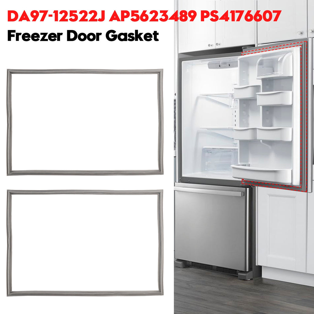 Samsung Refrigerator Freezer Door Seal DA97-12522J AP5623489 2-Pack Replacement