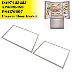2-Pack Samsung DA97-12522J Freezer Door Gasket Seal Replacement AP5623489 3973455