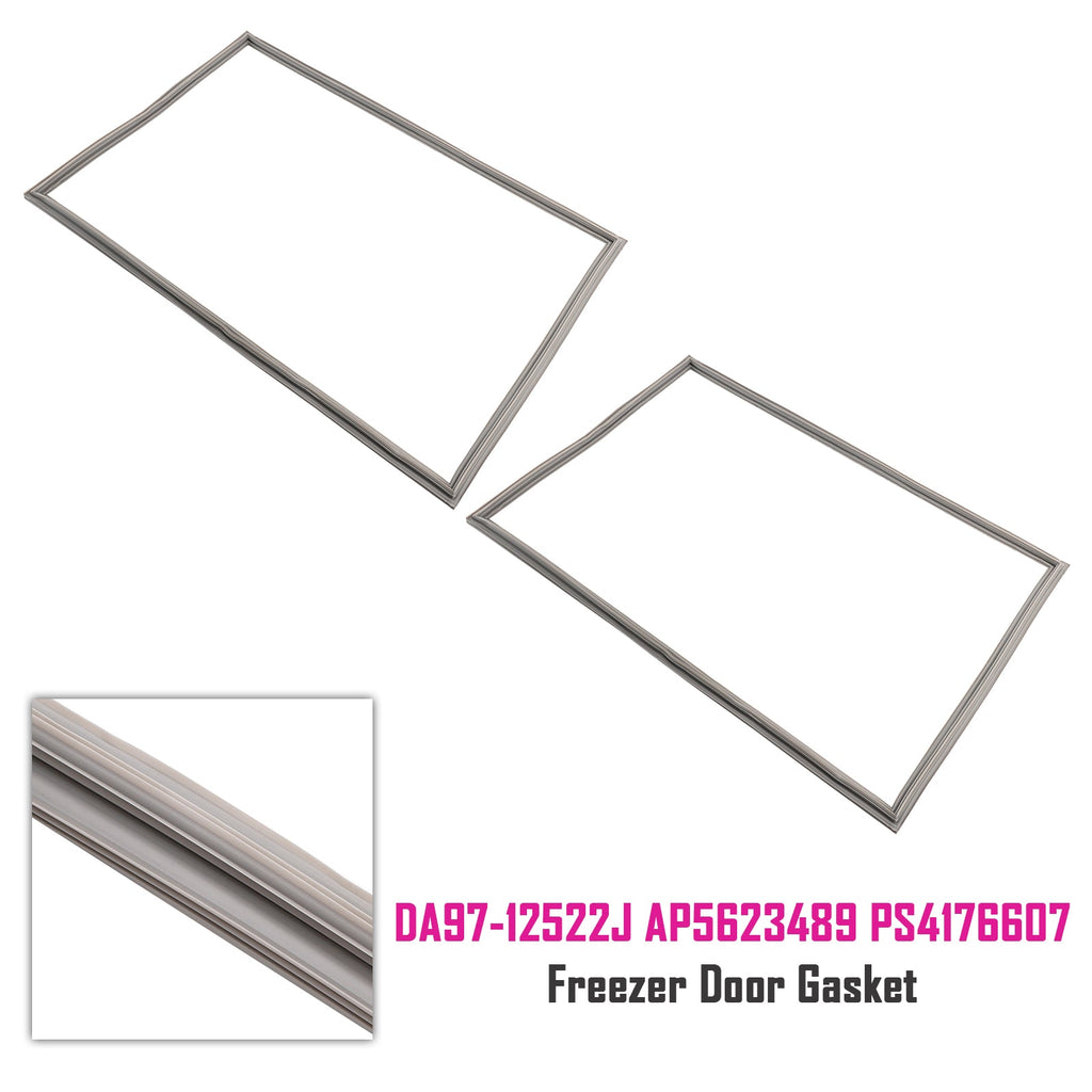 2-Pack Samsung DA97-12522J Freezer Door Gasket Seal Replacement AP5623489 3973455