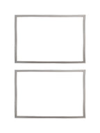 Samsung Refrigerator Freezer Door Seal DA97-12522J AP5623489 2-Pack Replacement