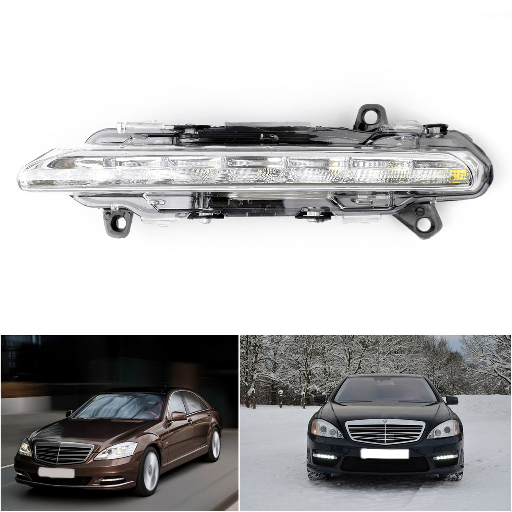 Mercedes S-Class W221 LED DRL Daytime Running Fog Light Single Left Right Replacement