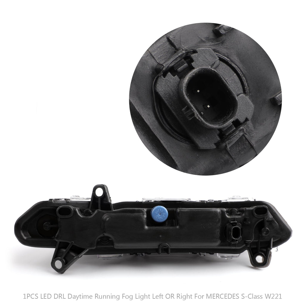 Mercedes S-Class W221 LED DRL Daytime Running Fog Light Single Left Right Replacement