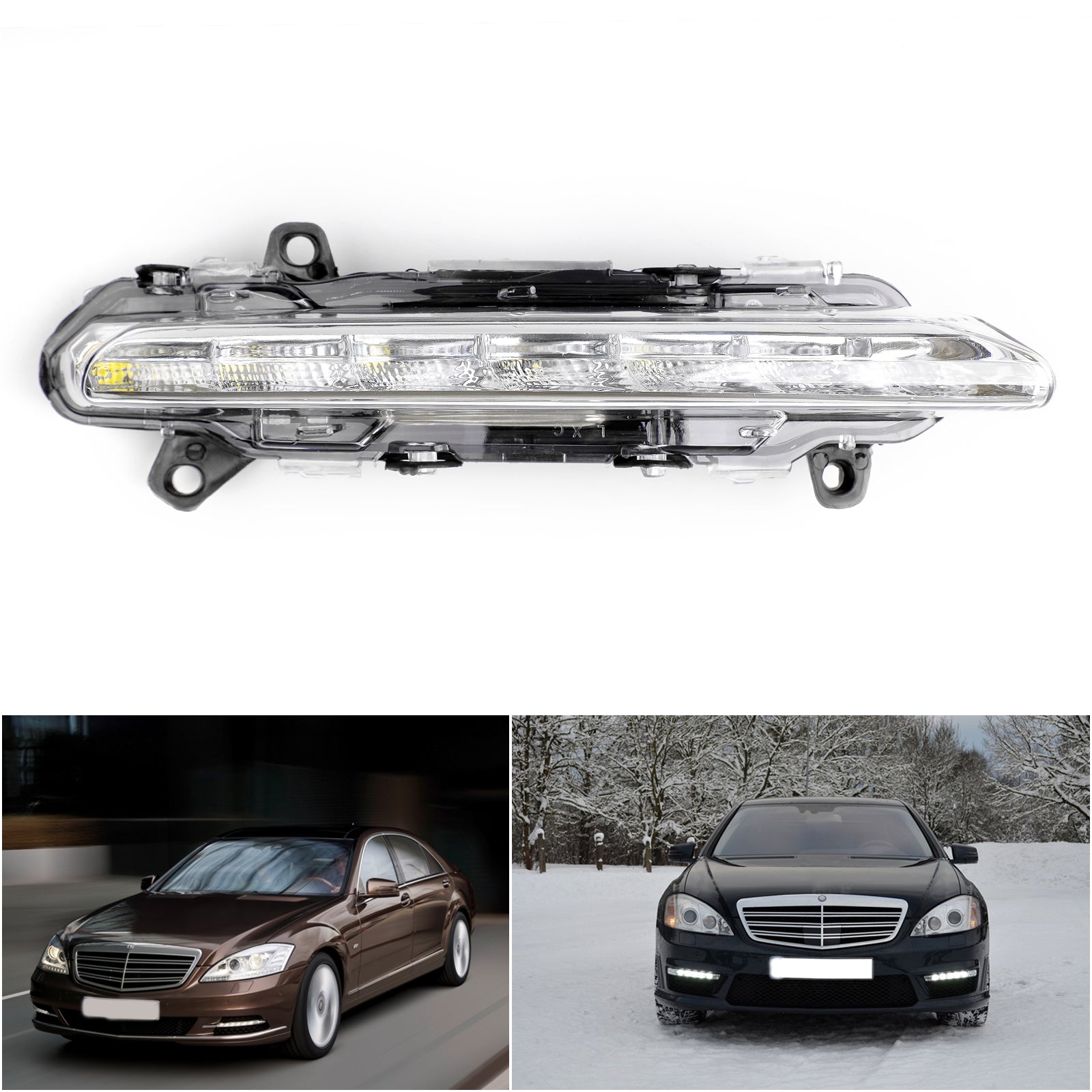 LED Daytime Running Light DRL Fog Lamp Left or Right Side for Mercedes-Benz S-Class W221