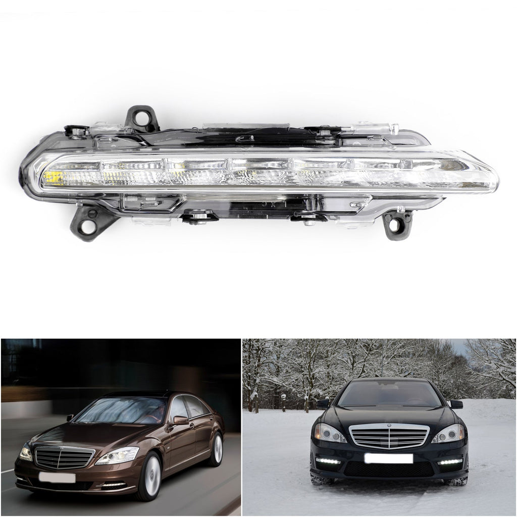 Mercedes S-Class W221 LED DRL Daytime Running Fog Light Single Left Right Replacement