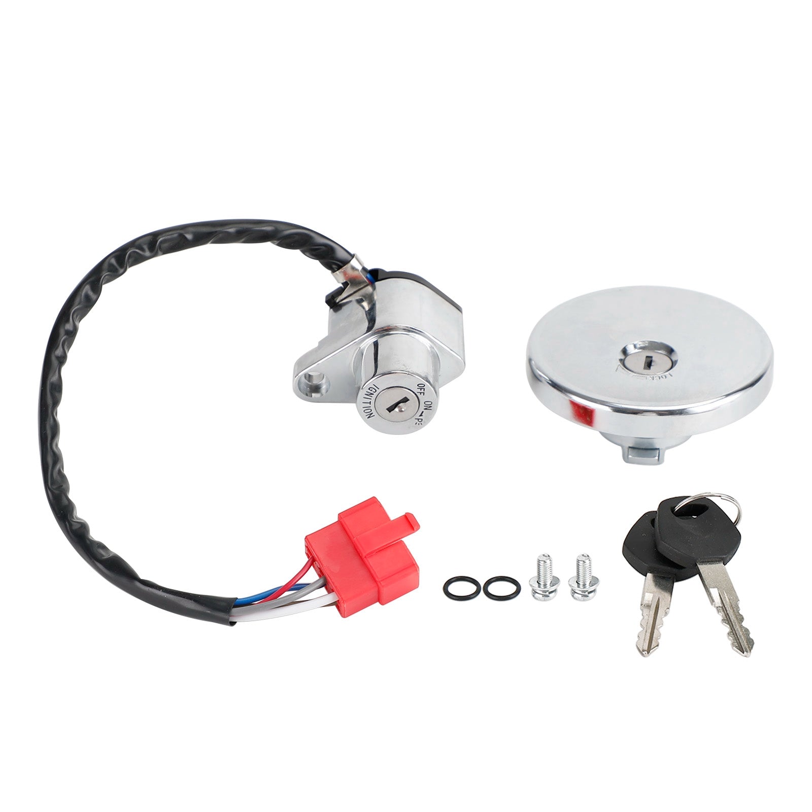 Ignition Switch and Fuel Cap for 1996-2001 Kawasaki Vulcan VN800 Classic Drifter 500 LTD