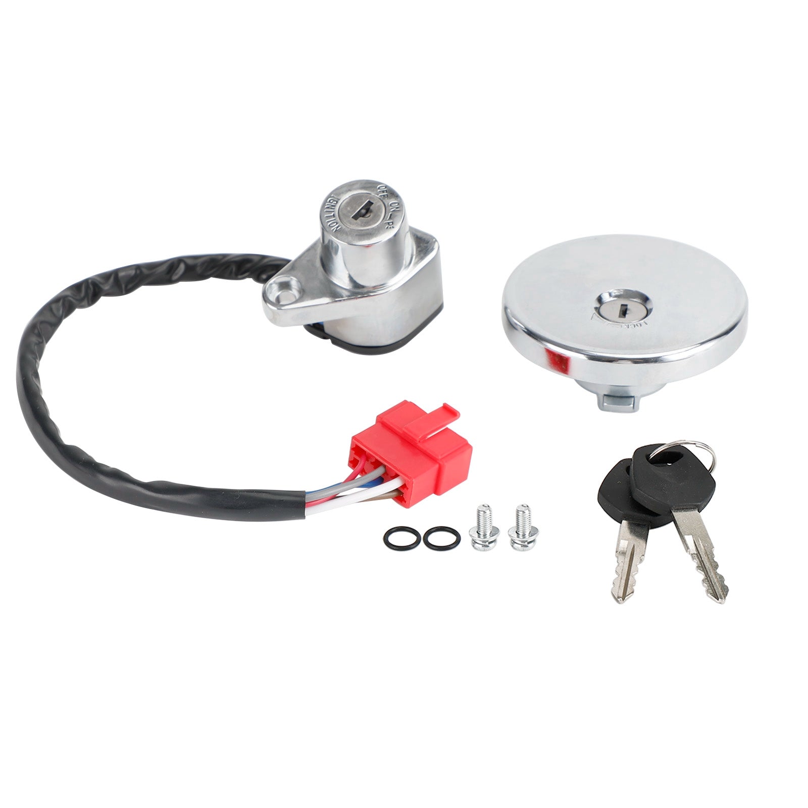 Ignition Switch and Fuel Cap for 1996-2001 Kawasaki Vulcan VN800 Classic Drifter 500 LTD
