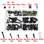 177 Piece Motorcycle Sportbike Fairing Hardware Kit Windscreen Bolts and Clips
