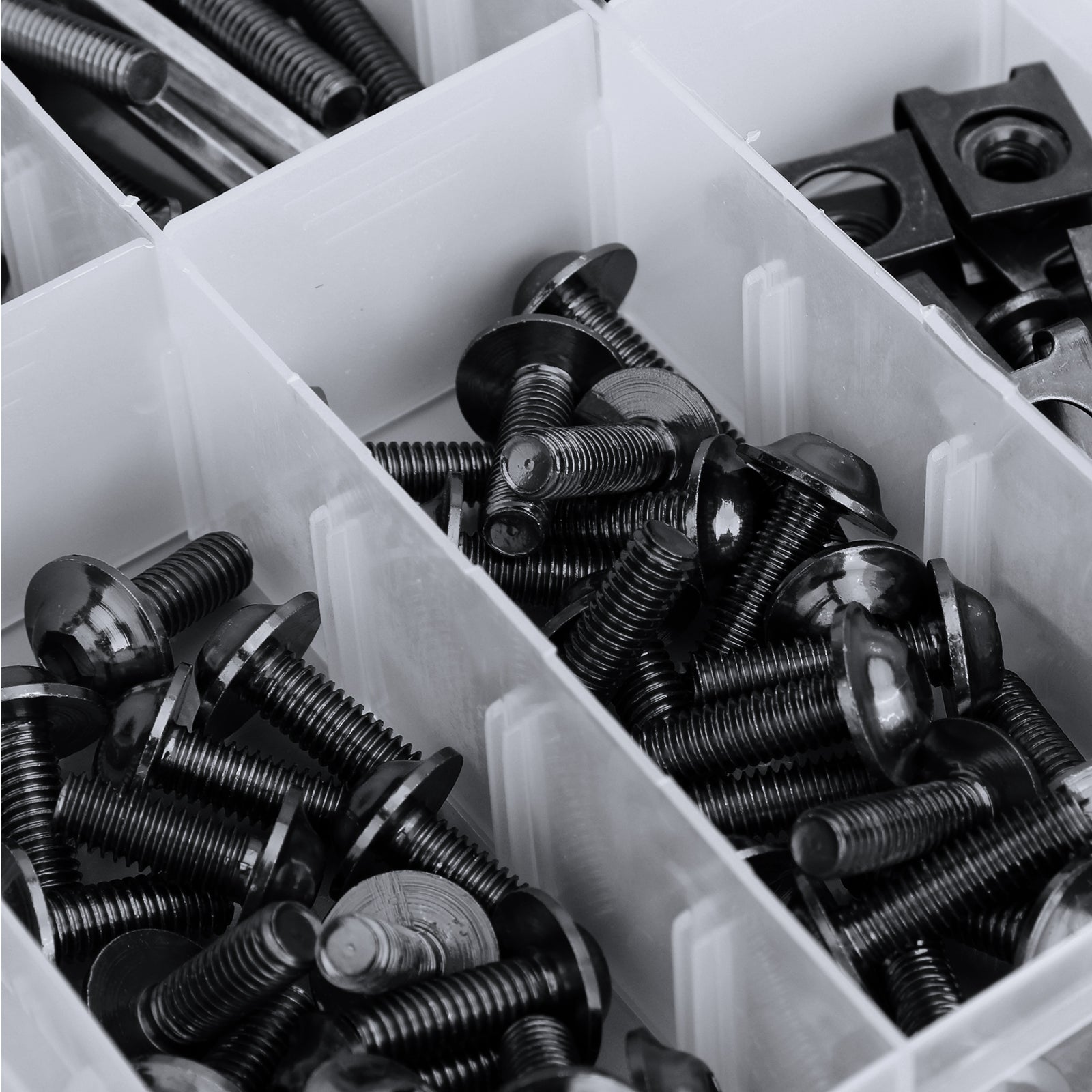 177 Piece Sportbike Windscreen Fairing Bolt Fastener Kit Clips and Screws Universal