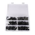 177PC Motorcycle Windscreen Fairing Bolt Set Fastener Clips Screws Compatible with Honda Kawasaki Yamaha Suzuki Sportbikes