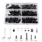 177 Piece Sportbike Windscreen Fairing Bolt Fastener Kit Clips and Screws Universal