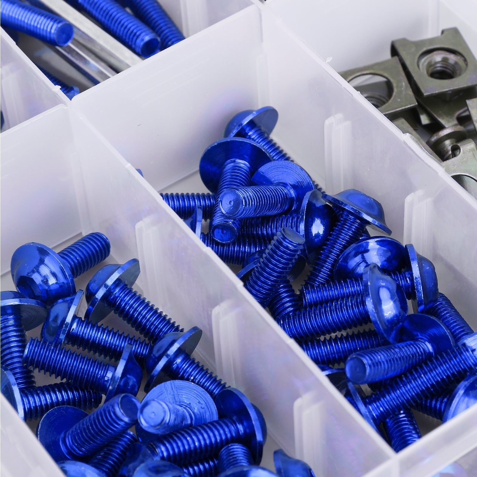 177 Piece Sportbike Windscreen Fairing Hardware Kit with Bolts Clips and Fastener Screws