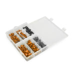 177 Piece Sportbike Windscreen Fairing Hardware Kit with Bolts Clips and Fastener Screws