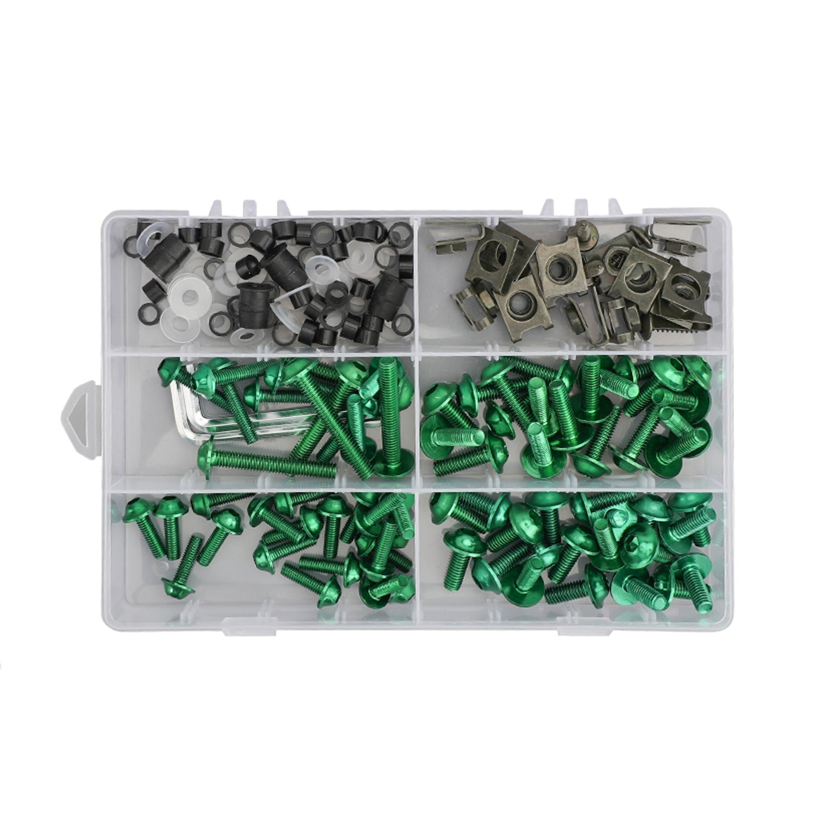 177PCS Sportbike Fairing Hardware Fasteners Bolts Clips Screws Kit For Yamaha Honda Suzuki Kawasaki Motorcycles