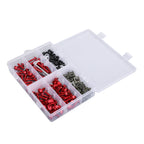 177 Piece Generic Sportbike Windscreen Fairing Fastener Bolts Screws Clips Kit