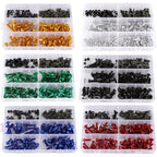 177 Piece Sportbike Windscreen Fairing Bolt Fastener Kit Clips and Screws Universal