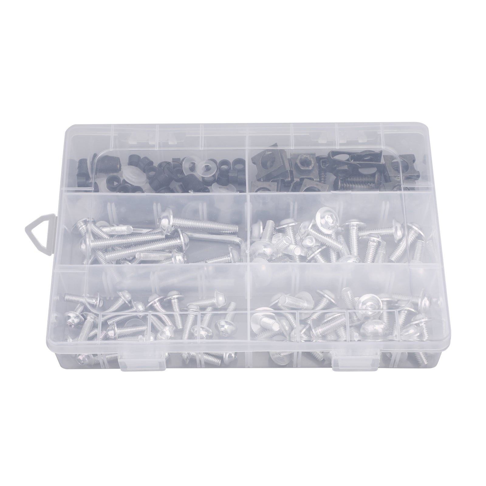 177 Piece Motorcycle Sportbike Fairing Hardware Kit Windscreen Bolts and Clips
