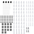 177 Piece Generic Sportbike Windscreen Fairing Fastener Bolts Screws Clips Kit
