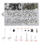 177 Piece Sportbike Windscreen Fairing Hardware Kit with Bolts Clips and Fastener Screws