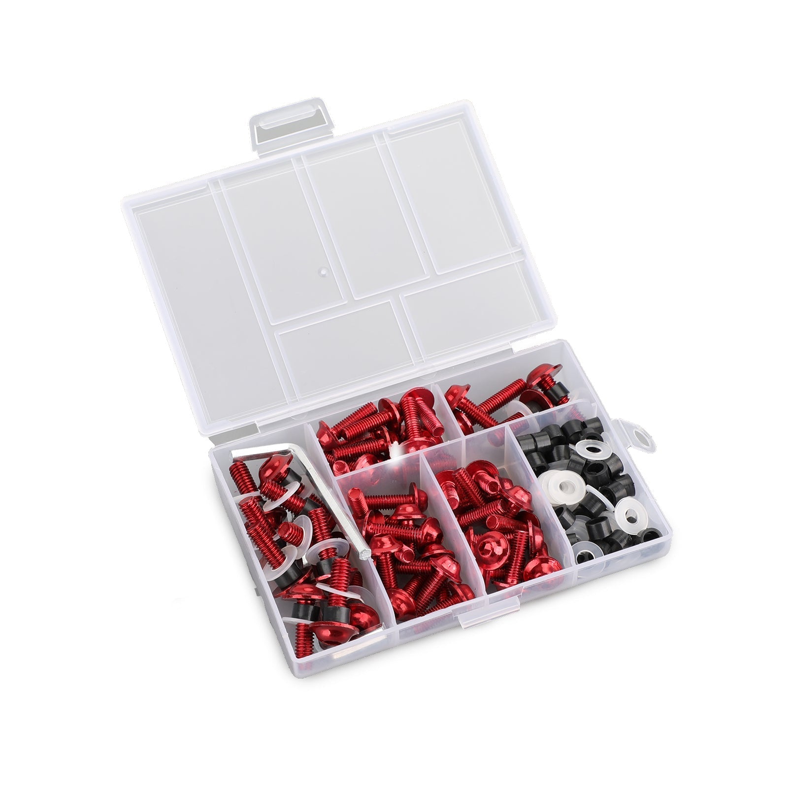 158 Piece Sportbike Windscreen Bolt and Clip Hardware Fastener Set Universal Fit