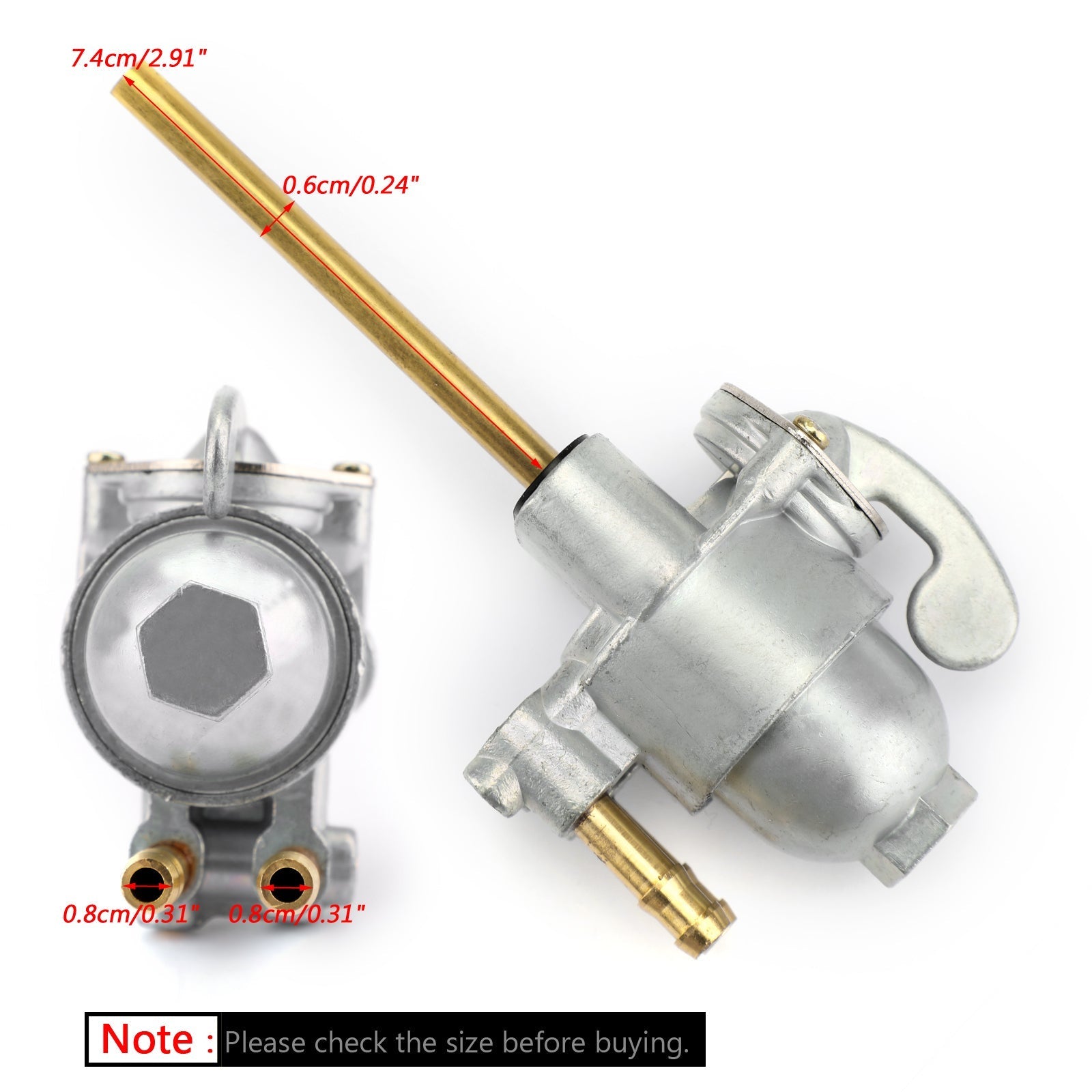 16950-300-020 Fuel Valve Petcock Honda CB Series CB500K CB350F CB550K CB750K Kawasaki KZ400
