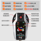 2-Way Remote Motorcycle Scooter Anti-theft Alarm with Engine Start Universal System
