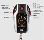 Motorcycle Anti-theft Alarm with 2-Way Remote and Engine Start System Universal