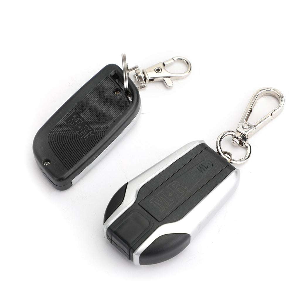2-Way Remote Motorcycle Scooter Anti-theft Alarm with Engine Start Universal System