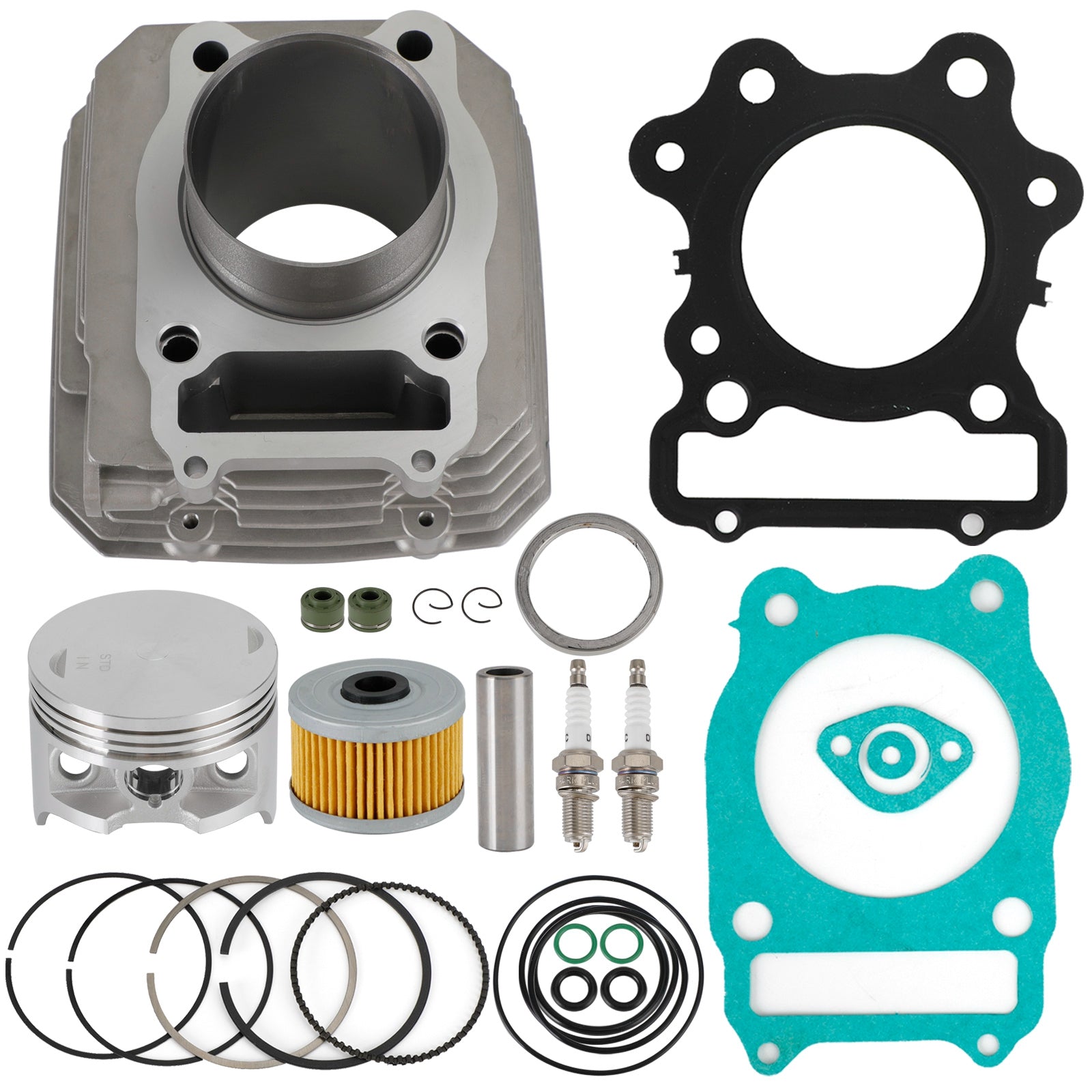 Honda TRX300 Fourtrax 1988-2000 4x4 2x4 Top End Gasket Kit with Cylinder Piston