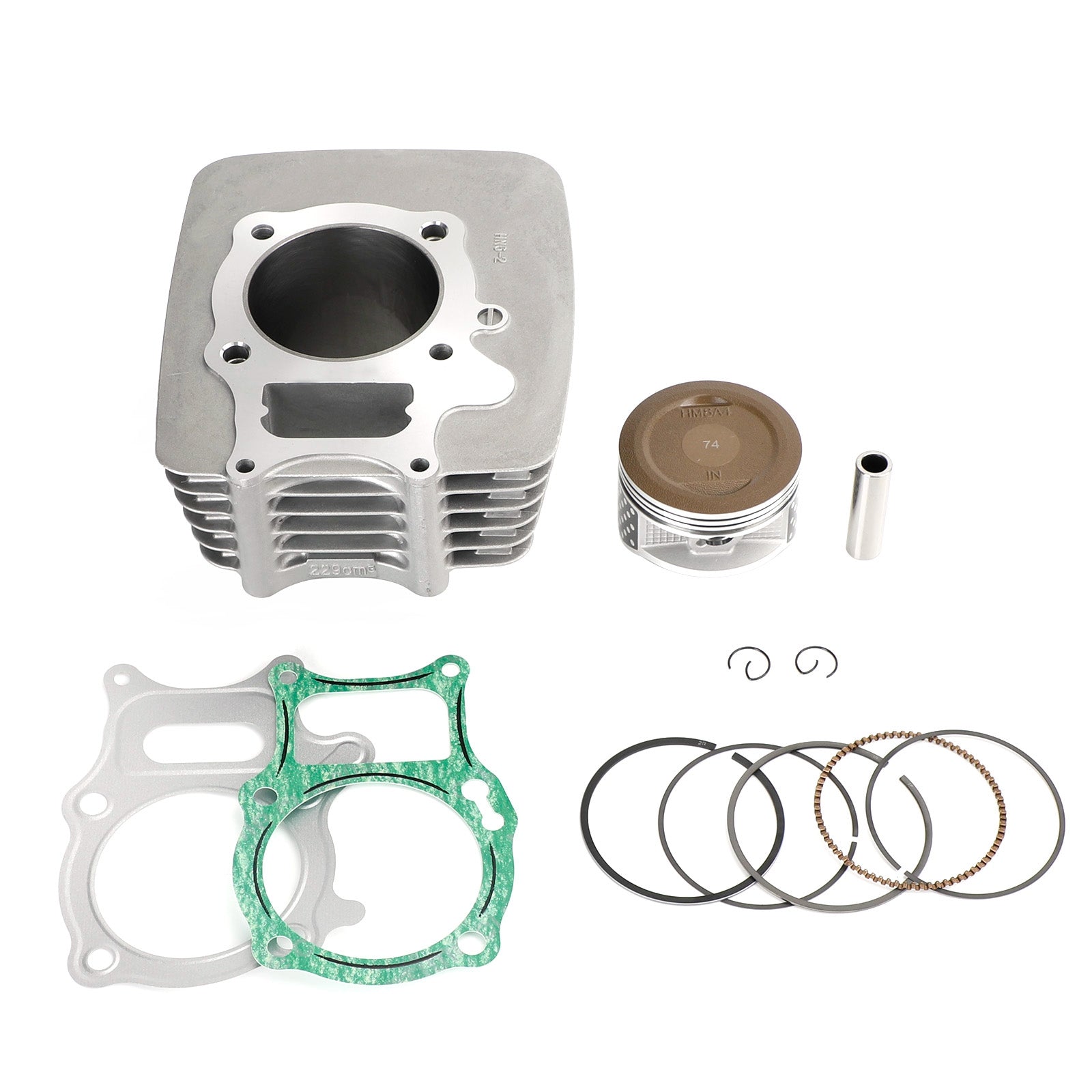 Honda TRX 250EX 250X 267.5cc Piston Gasket Cylinder Head Gasket Top End Kit 2001-2022