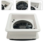 14 Inch Caravan RV Skylight Roof Vent Fan 3-Speed 12V Motor With LED Light