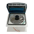 12V RV Caravan Roof Skylight Vent Fan 14" With Remote 10 Speed Levels