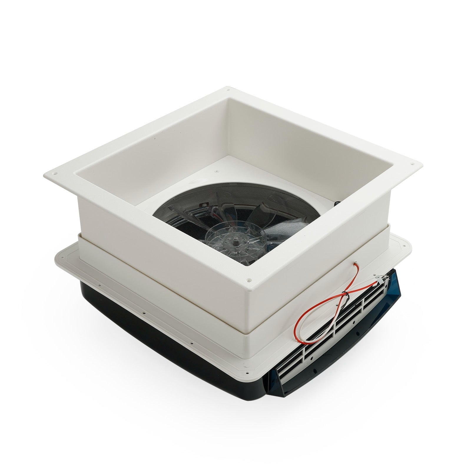 12V RV Caravan Roof Skylight Vent Fan 14" With Remote 10 Speed Levels